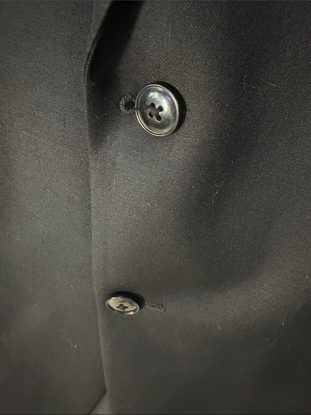 Michael Kors Men's Black Two-Button Suit Jacket 46R